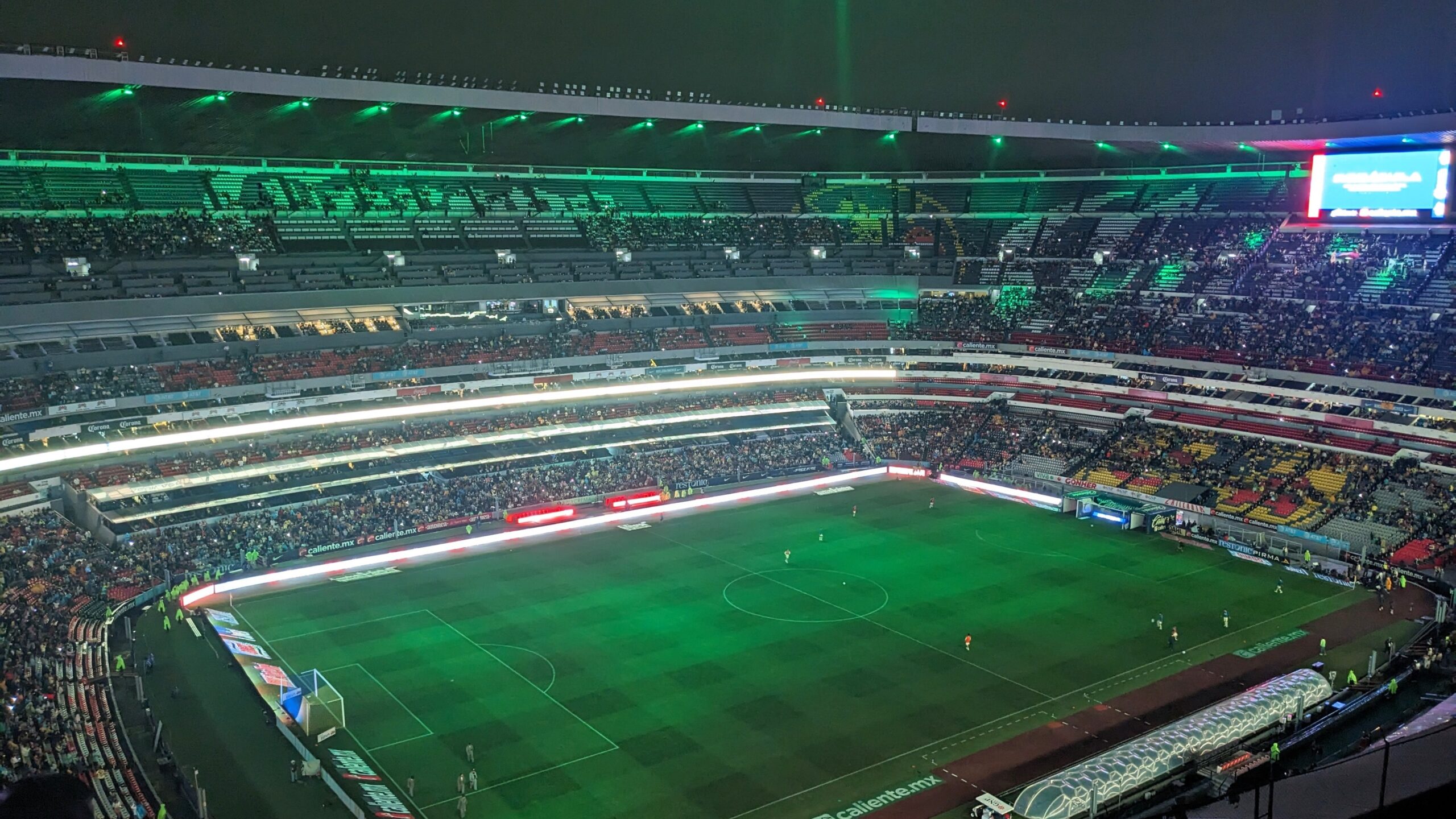 Club América en el Estadio Azteca